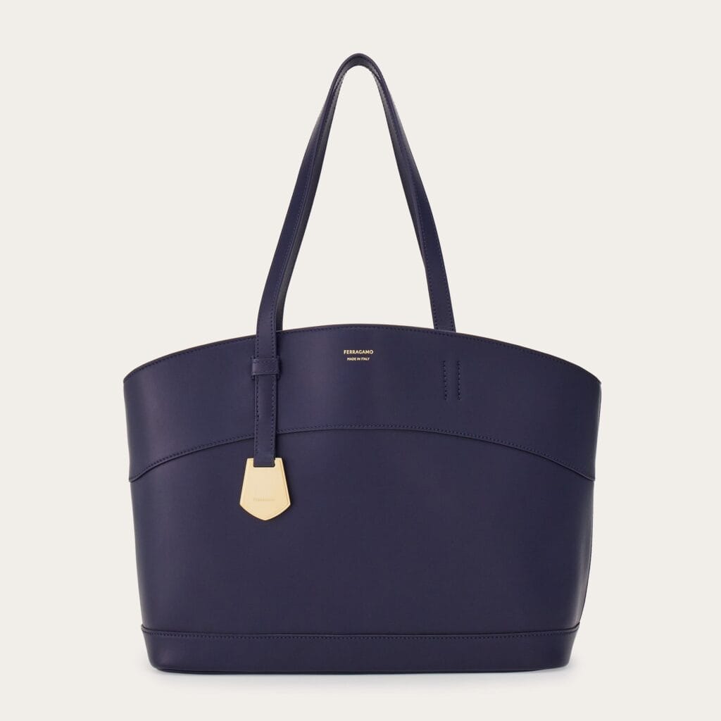 Ferragamo-Charming-Tote-Bag-Blue