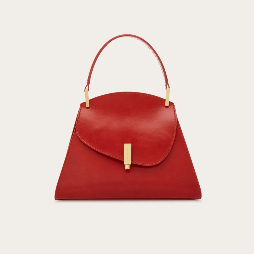 Ferragamo-Geometric-Handbag-Small-Red