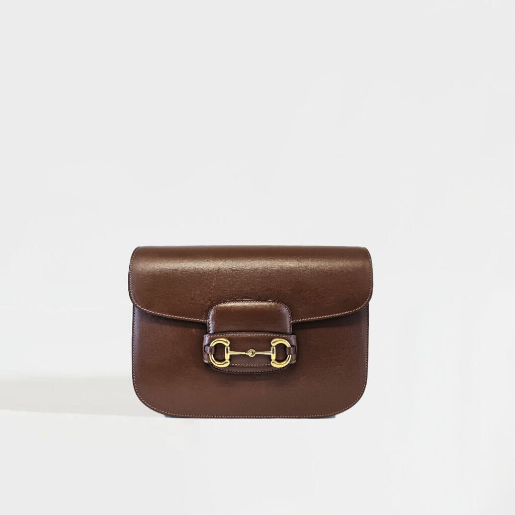 Gucci-Horsebit-1955-Leather-Shoulder-Bag-Brown