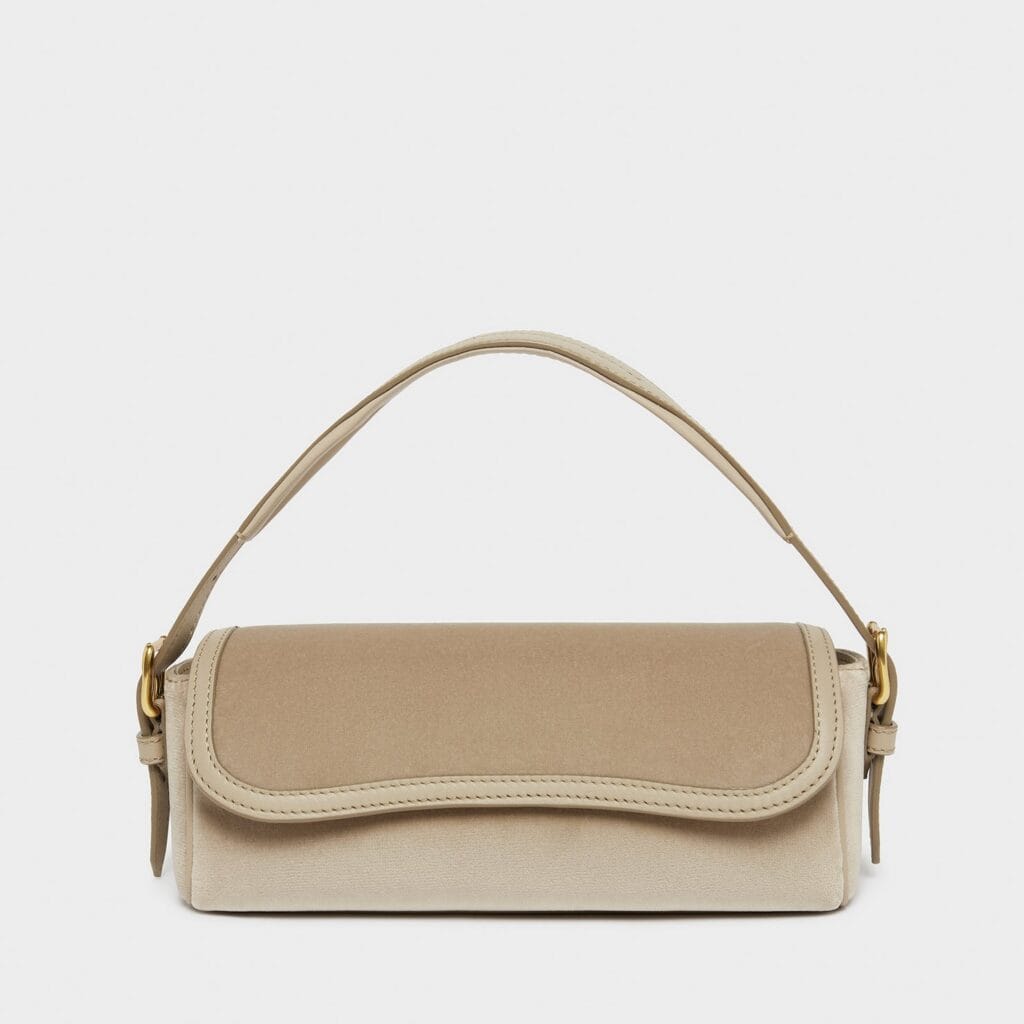 Designer Warm Taupe Bonny Baguette J&M Davidson