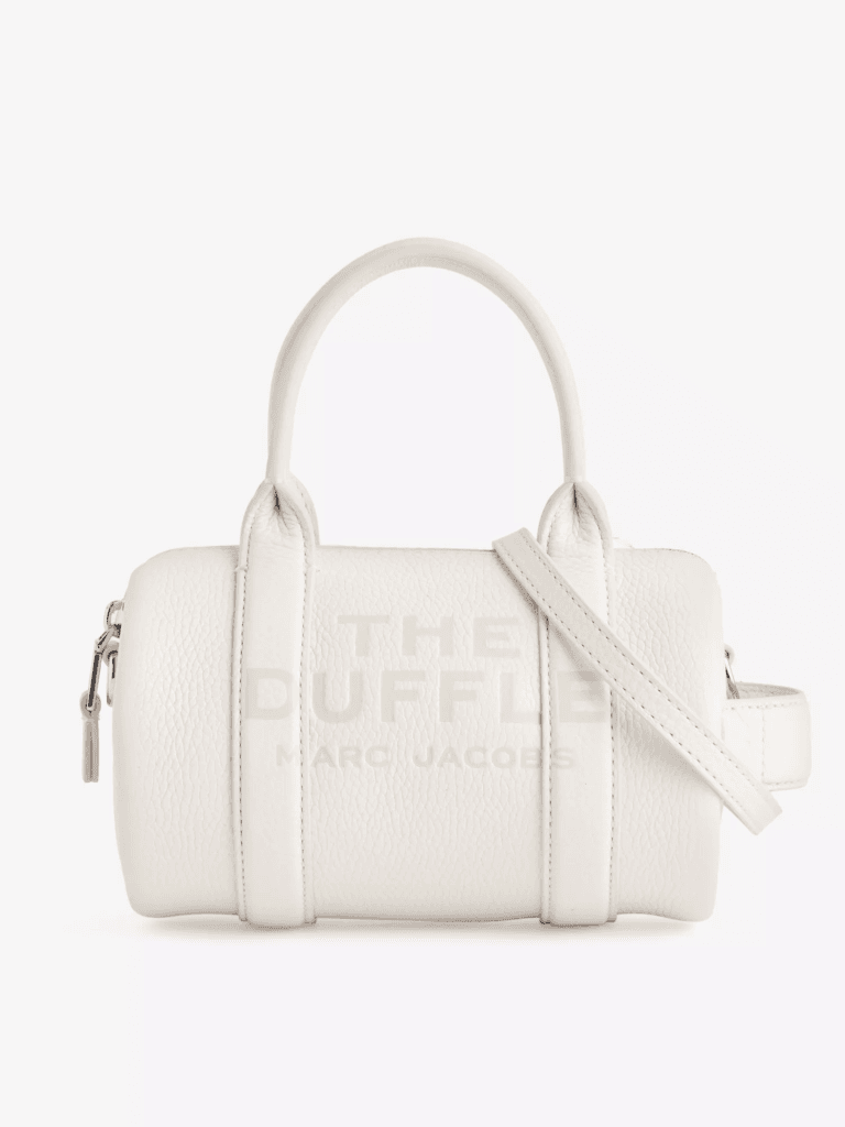 Marc-Jacobs-Leather-Mini-Duffle-Bag-White