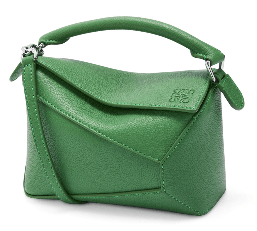Loewe Mini Puzzle Bag Tropical Green