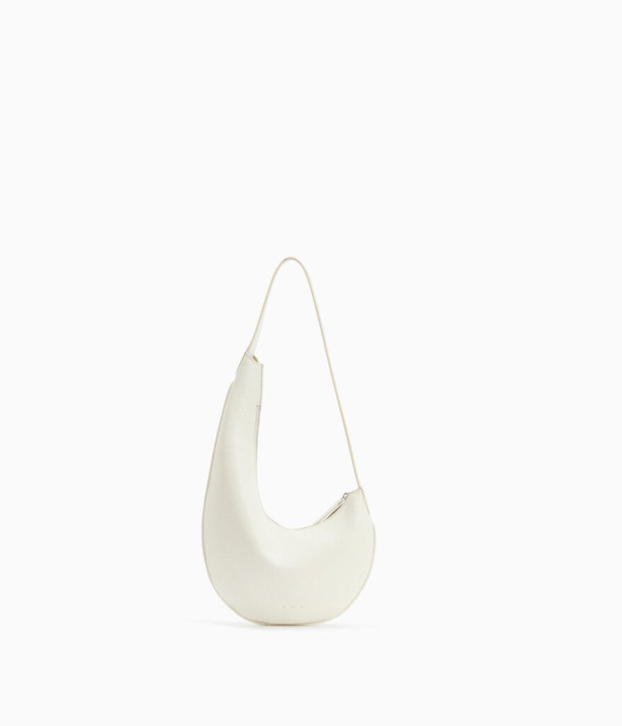 Aesther Ekme Lune Mini Hobo Grain White