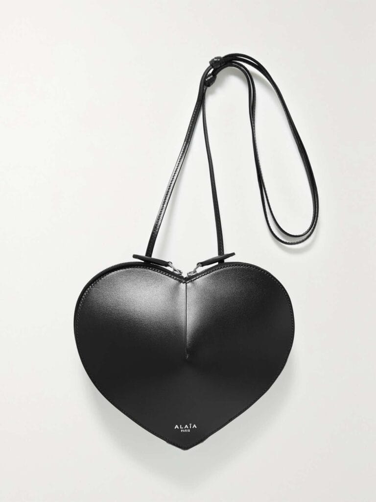 Alaia Le Coeur Leather Shoulder Bag