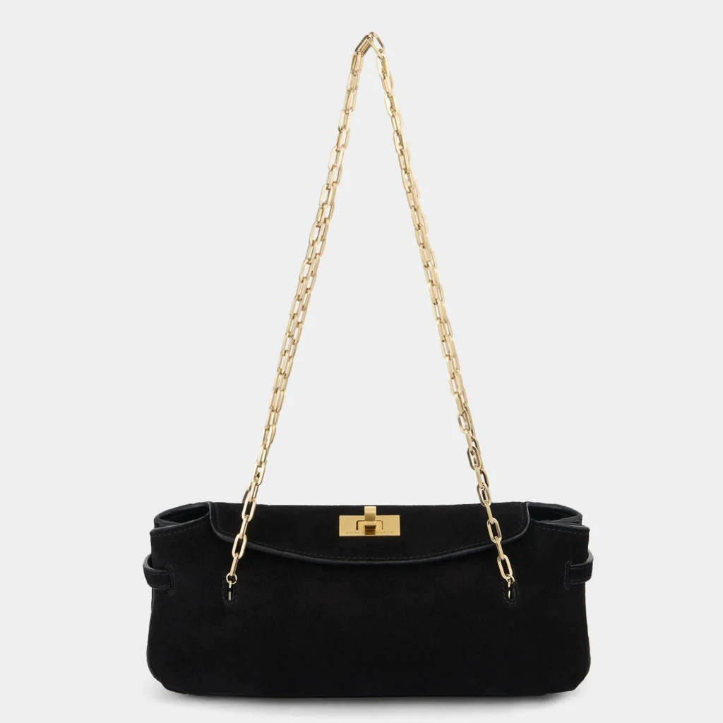 Anya Hindmarch Waverly Shoulder Bag Black