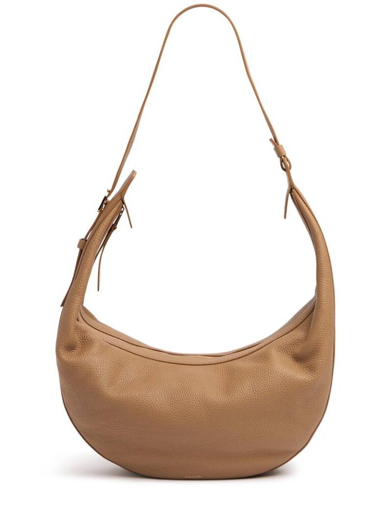Khaite Augustina Hobo Leather Shoulder Bag