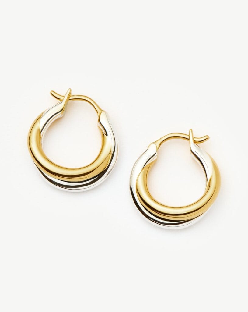 Missoma Lucy Williams Entwine Small Hoop Earrings