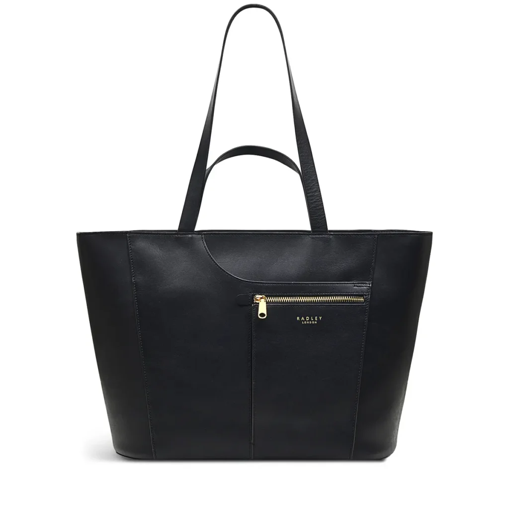 Radley Pocket Icon Leather Tote Black