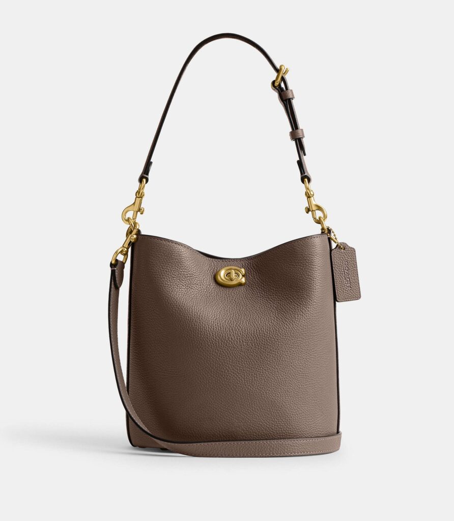 Coach Willow Soft Bucket Bag 19 Brass Dark Stone
