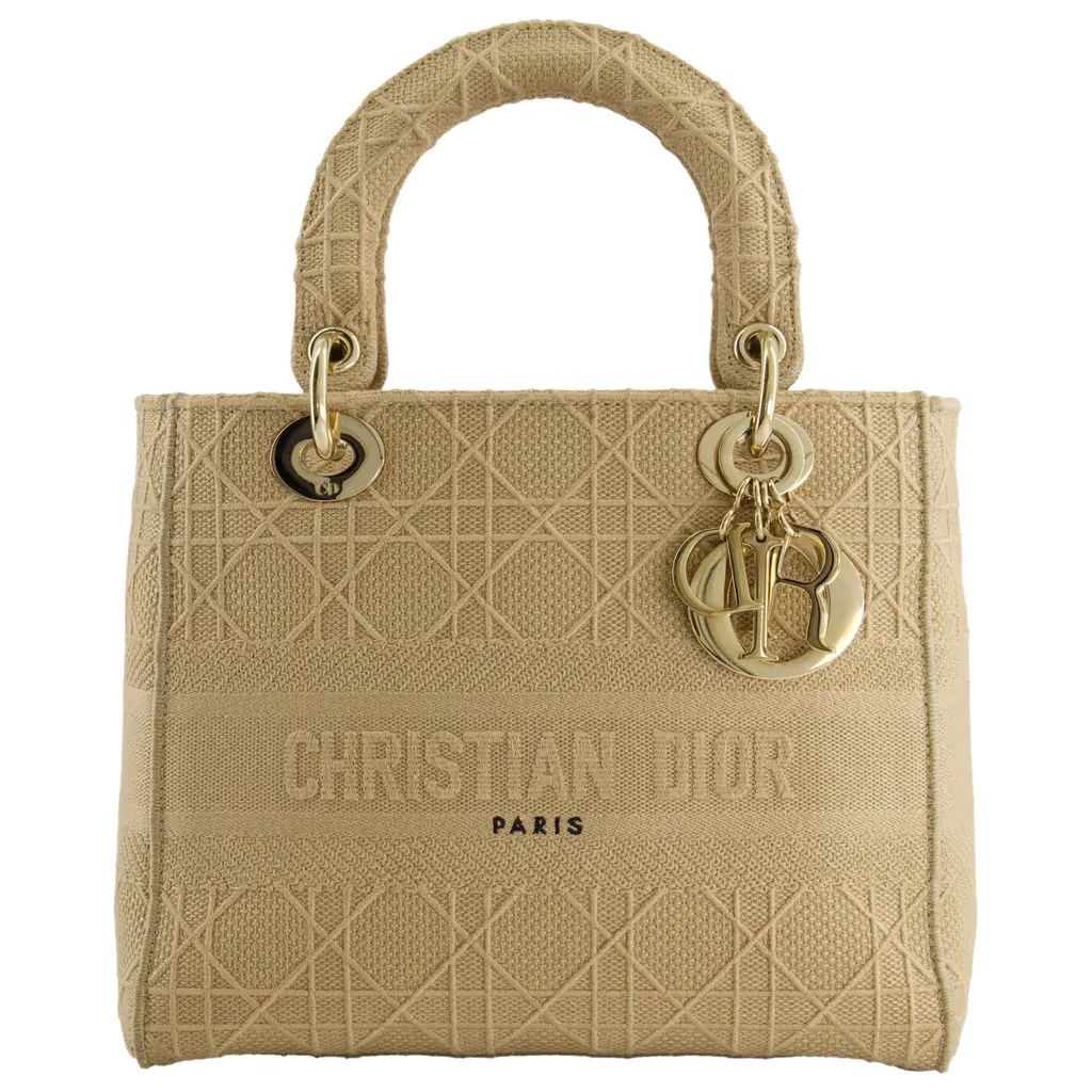 Dior Lady D-Lite Cloth Handbag
