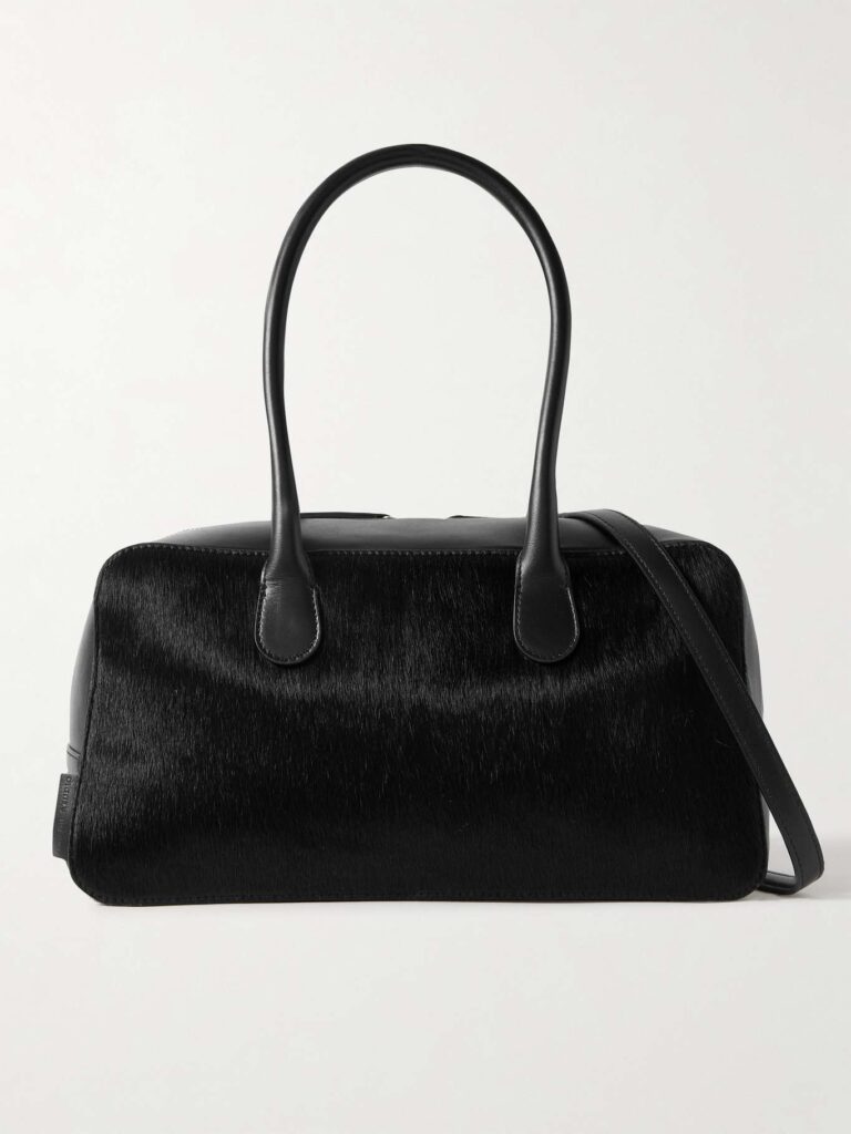 Loulou de Saison Leather Calf Hair Tote