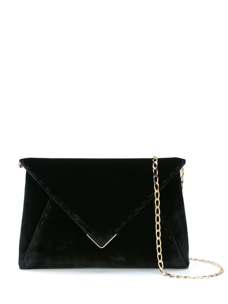Tyler Ellis Lee Pouchet Small Black Clutch
